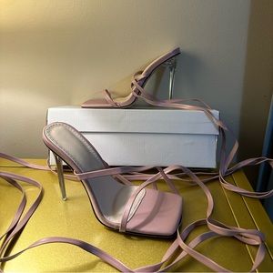 SHEIN strappy ankle heels (size 37)